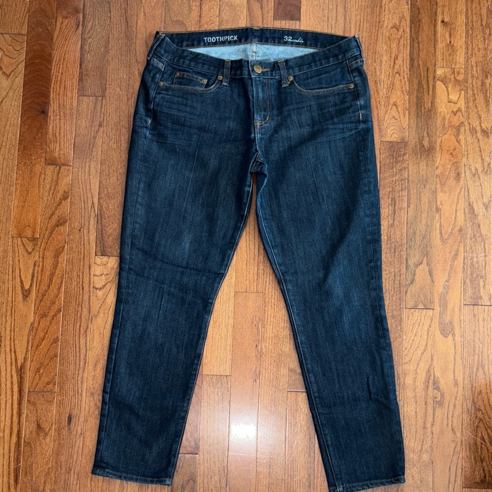 J Crew Toothpick Ankle Jeans Size 32